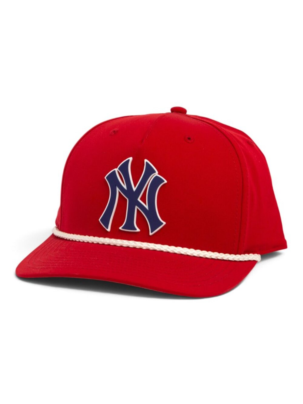 New York Yankees NY Navy 3D Five Panel Classic Rope Hat- Red/ White